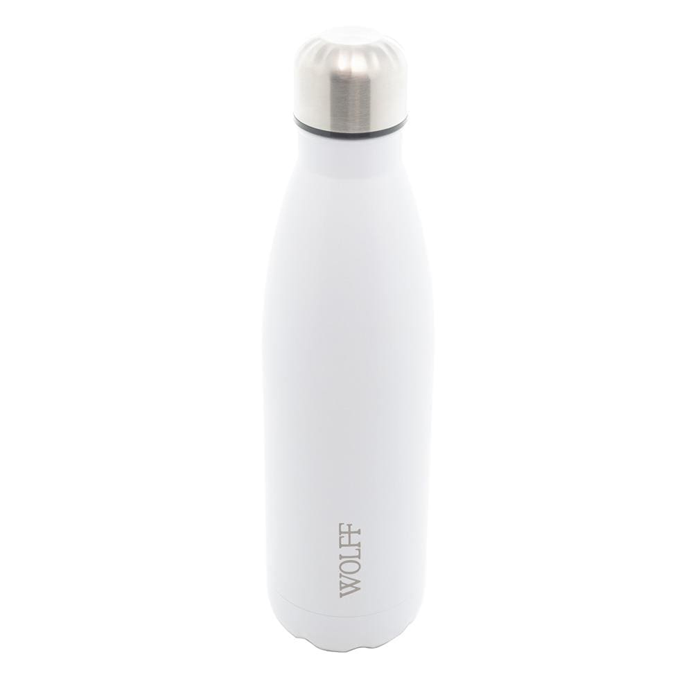 Garrafa Térmica Wolff Ice em Aço Inox com Parede Dupla Branca - 500ml