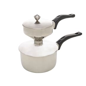 Cuscuzeira Individual Lyor em Aço Inox - 15,5x12,5x24cm
