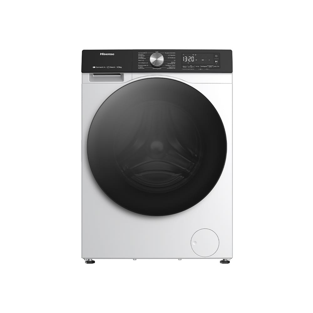 Lava e Seca Hisense Steam WD3S13 Inverter com Wi-Fi, 13 Programas de Lavagem e 3 de Secagem Branca - 13kg/8kg