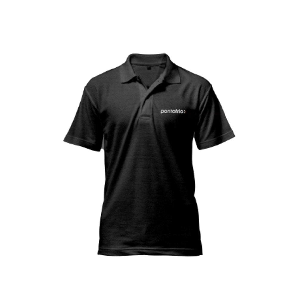 Camisa Polo Manga Curta Pontofrio - Preta - GG