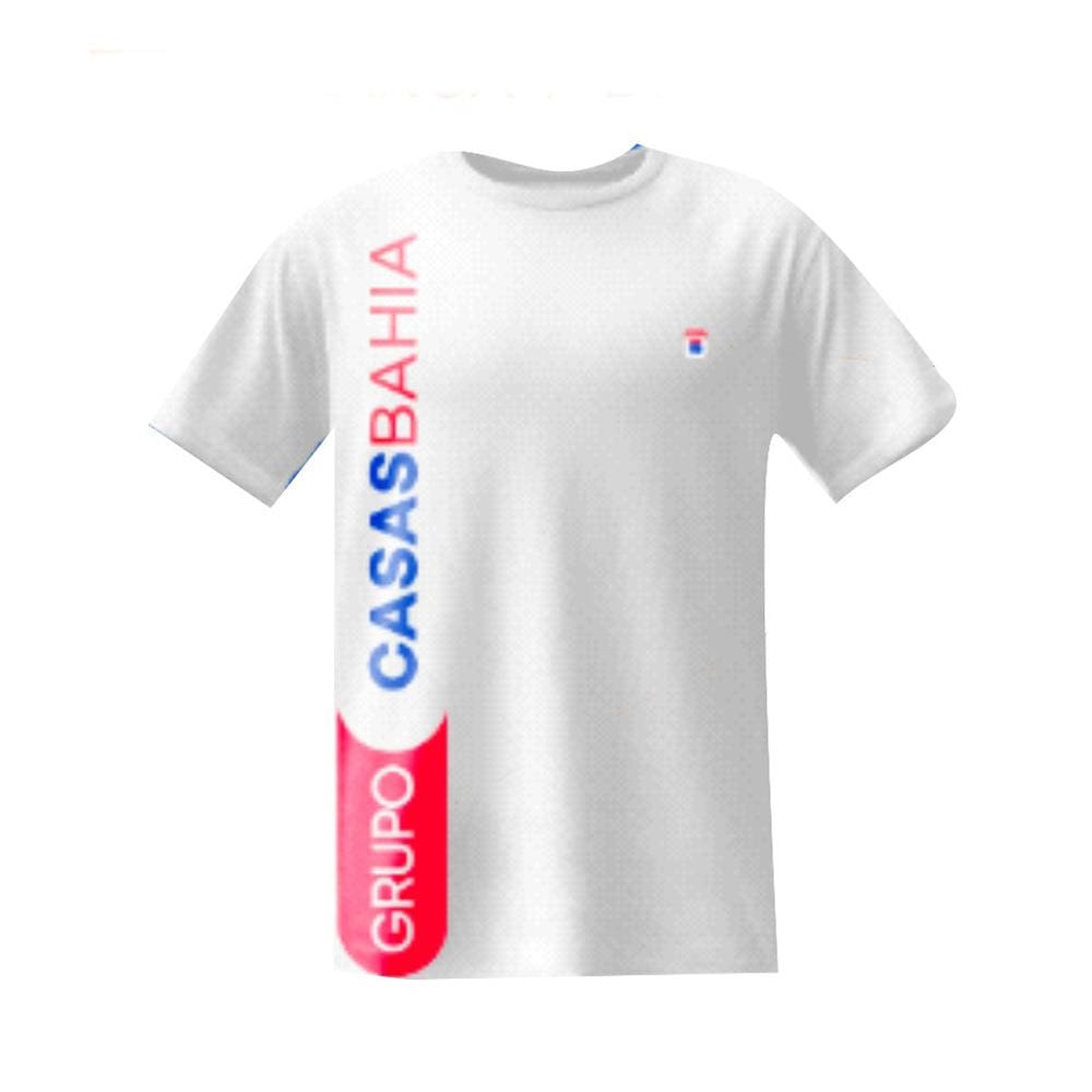 Camiseta Manga Curta Dry Fit Grupo Casas Bahia - Branca - XG