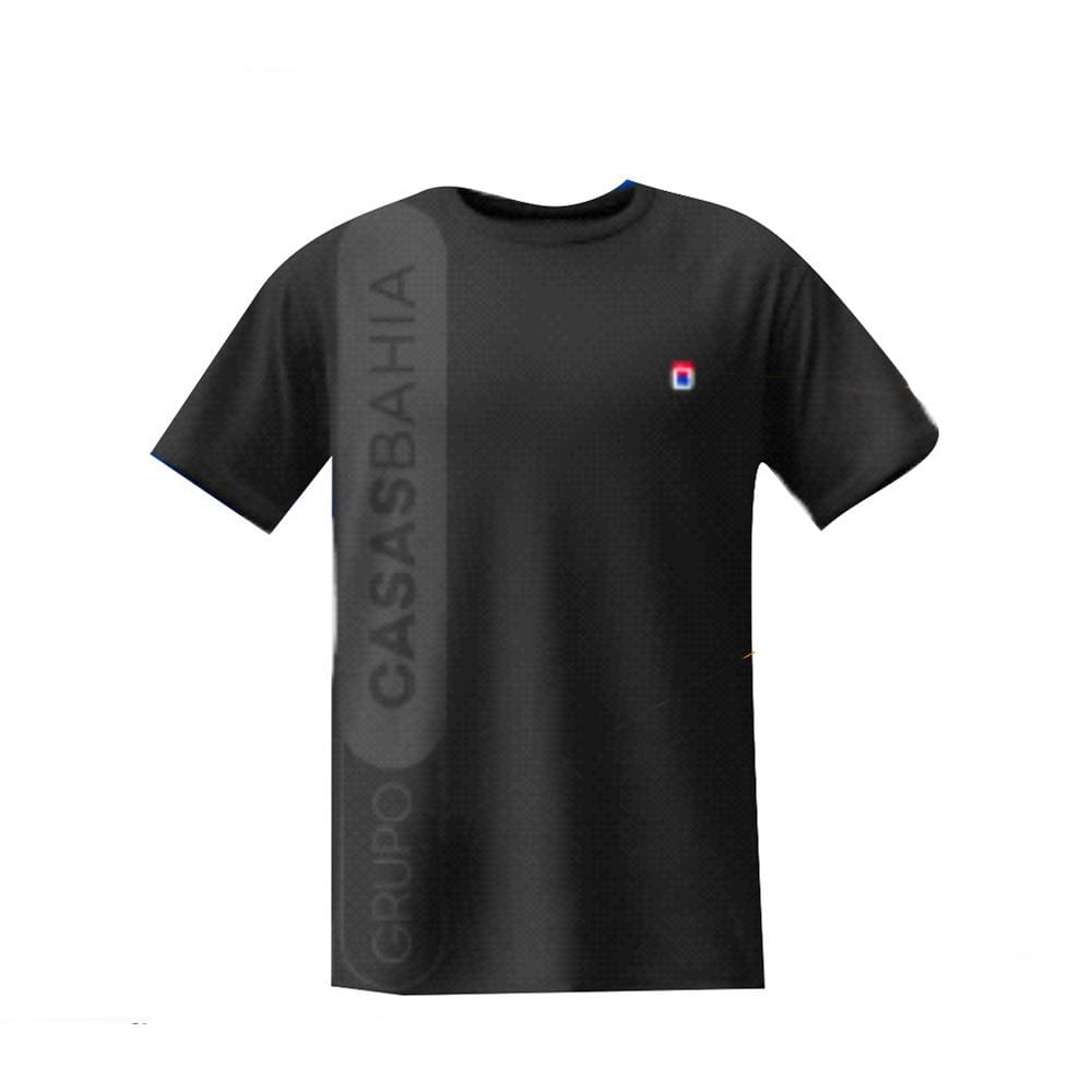 Camiseta Manga Curta Grupo Casas Bahia - Preta