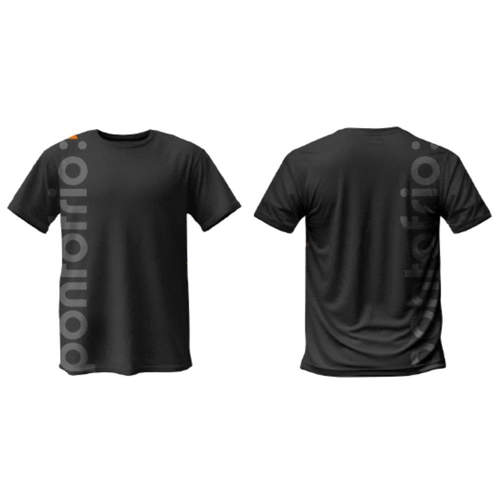 Camiseta Manga Curta Pontofrio - Preta - XXG