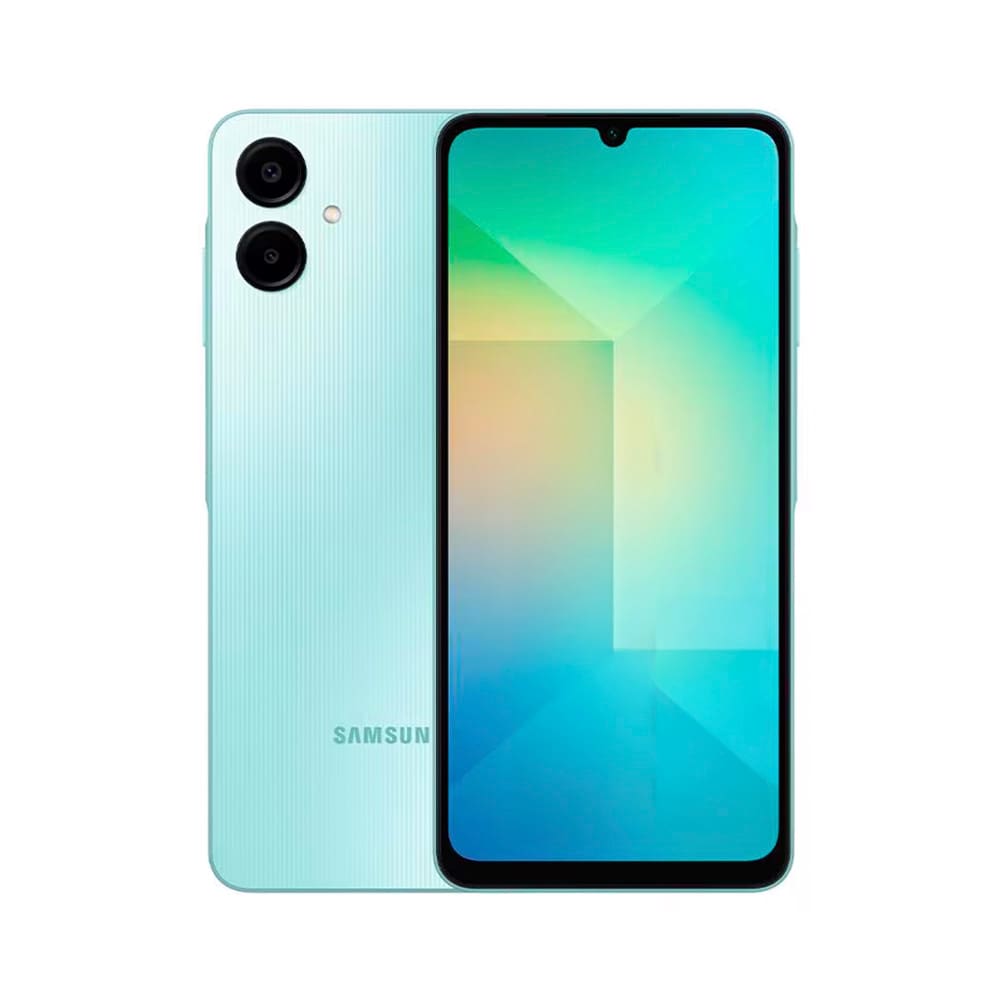 Smartphone Samsung Galaxy A06 Verde Claro 4G 128GB 4GB RAM Tela 6,7" Processador Octa-Core, Câmera Traseira de 50MP e Selfie de 8MP
