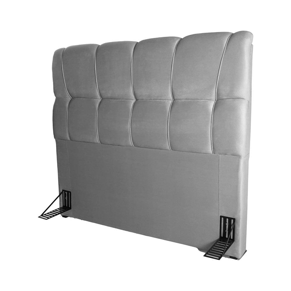 Cabeceira para Cama Queen Size Hellen Lara com Revestimento Platinum - 160cm de largura
