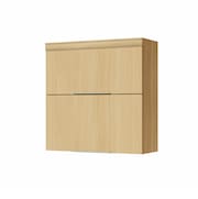 Armário Aéreo Nesher Marquesa com 2 Portas Basculantes e 1 Prateleira Nature - 80cm de Largura
