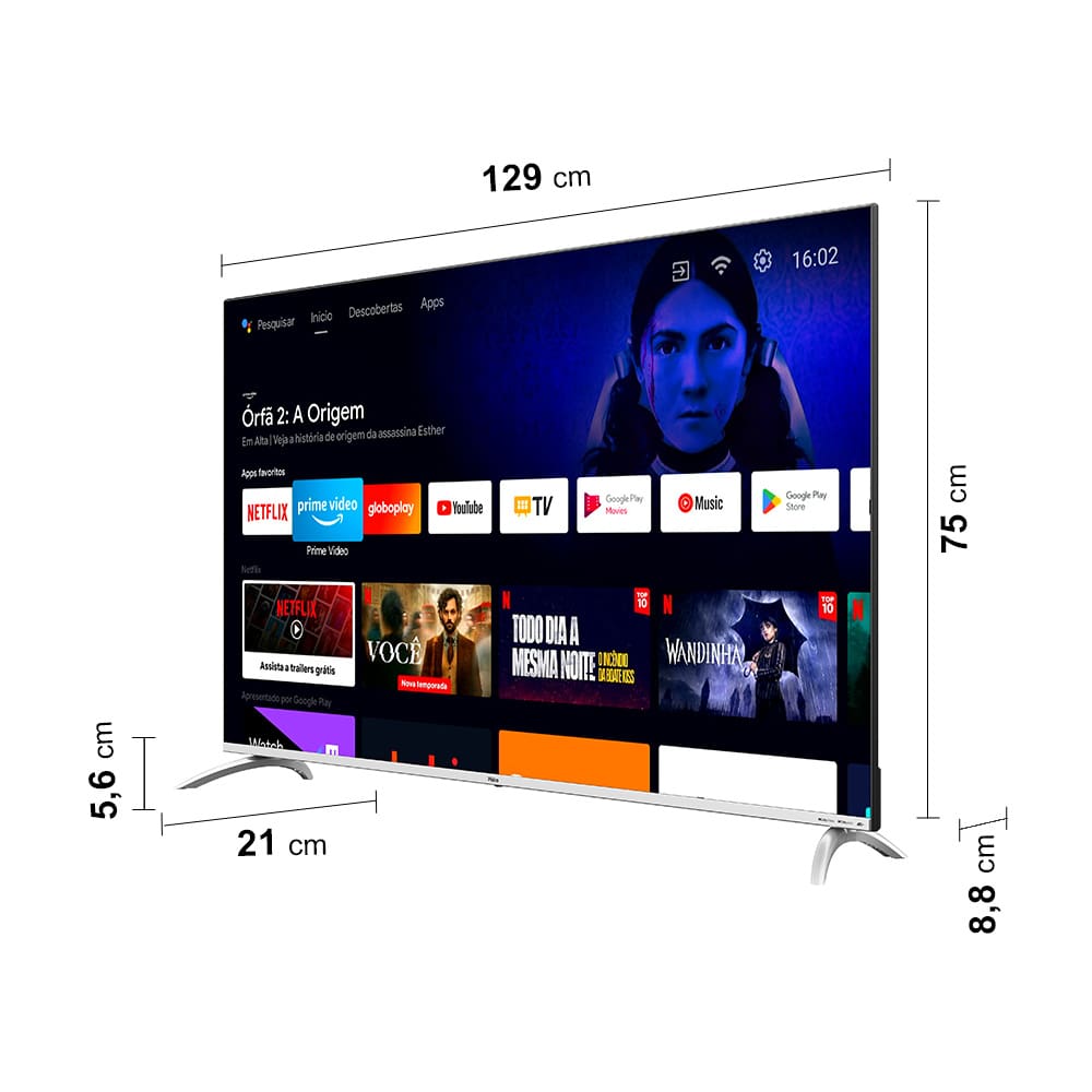 Smart TV LED 58” 4K Philco | Casas Bahia