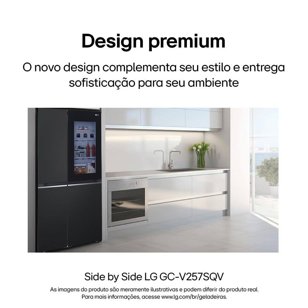 Geladeira LG Side by Side GC-V257SQV | Casas Bahia