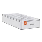 Colchão Solteirão Inducol Montreal com Europillow e Revestimento em Tecido Malha 28x96x203cm - Branco