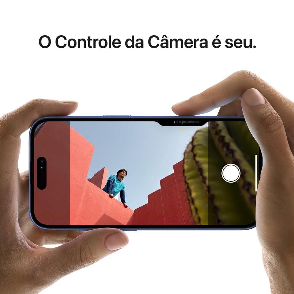 Apple iPhone 16 512GB - Verde-acinzentado | Casas Bahia