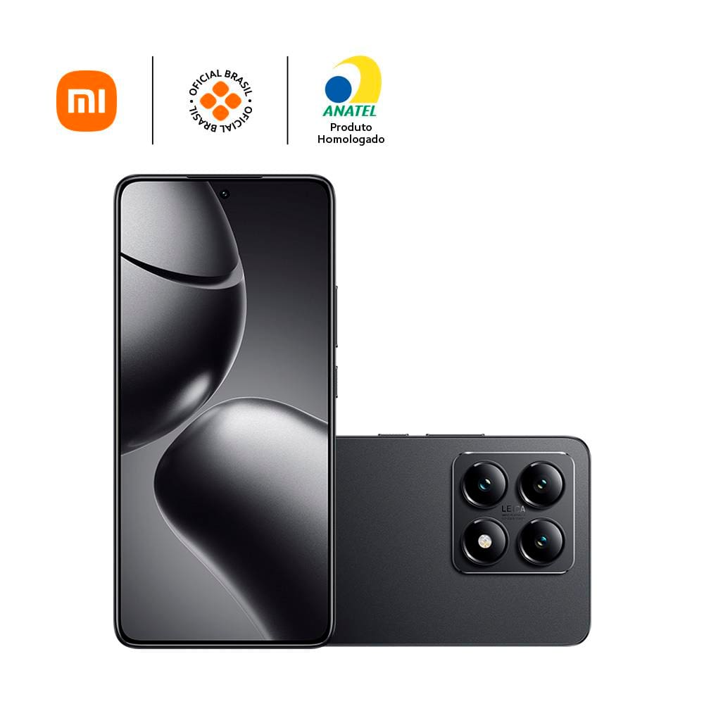 Smartphone Xiaomi 14T 5G Preto com 512GB, | Casas Bahia