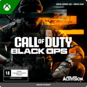 Gift Card Digital Xbox Call of Duty Black Ops 6 Cross-Gen Bundle eGift - R$339,00