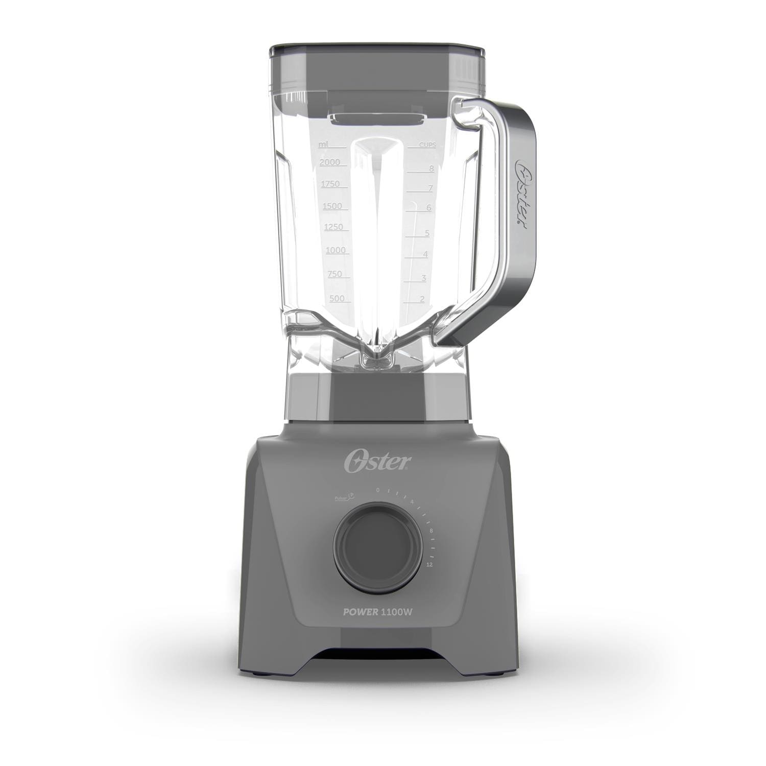 Liquidificador Oster 1100 Full OLIQ606 Cinza com 12 Velocidades - 1.100W - 220V