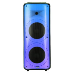 Caixa de Som Amplificada Amvox Party Vox Prime Bivolt com Bluetooth, Alça, 2 woofers de 10", 1 tweeter de 3" e Display de LED 2000W - Preta
