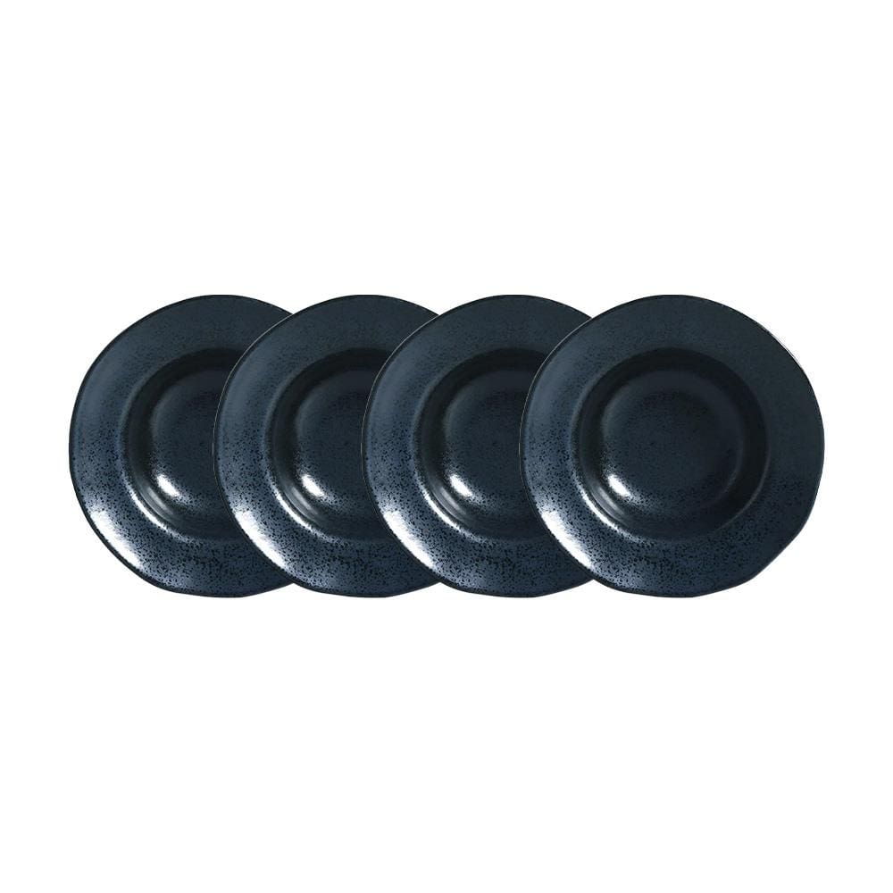Conjunto de Pratos de Sobremesa Porto Brasil Orgânico Night Blue 250ml - 4 Peças