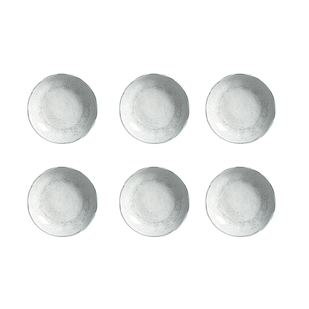 Conjunto de Pratos Fundos Porto Brasil Bio Echo Branco 1,1litros – 6 Peças