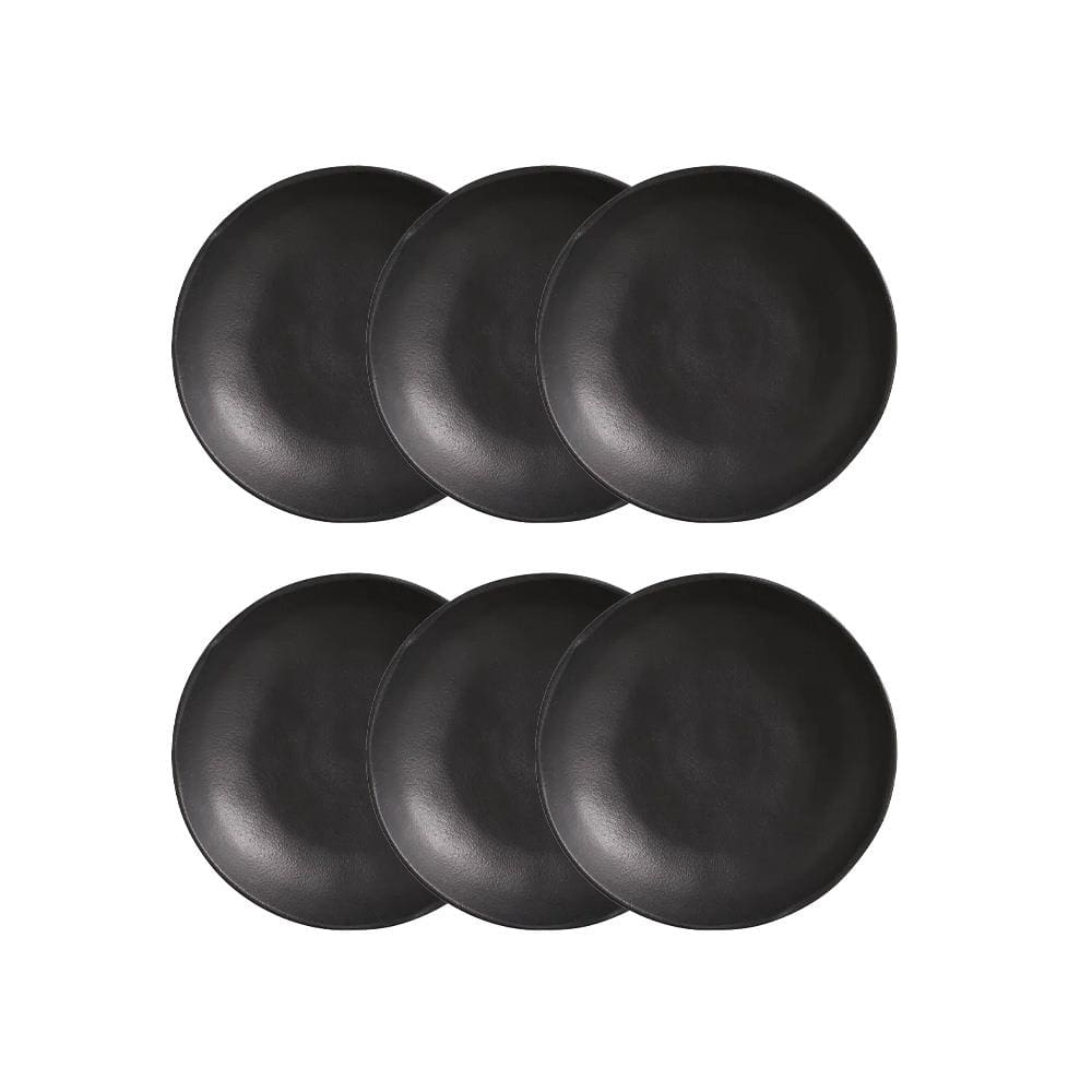 Conjunto de Pratos Fundos Porto Brasil Bio Preto Matte 1,1 litros – 6 Peças