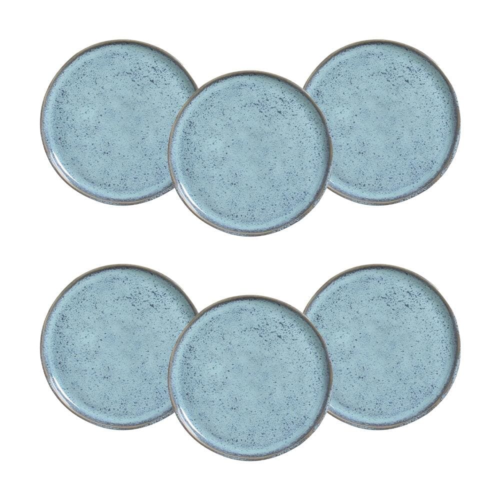 Conjunto de Pratos para Pão Porto Brasil Bio Breeze - 6 Peças