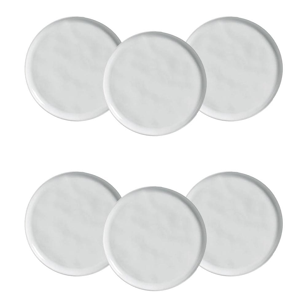 Conjunto de Pratos Rasos Porto Brasil Bio New White 29cm – 6 Peças