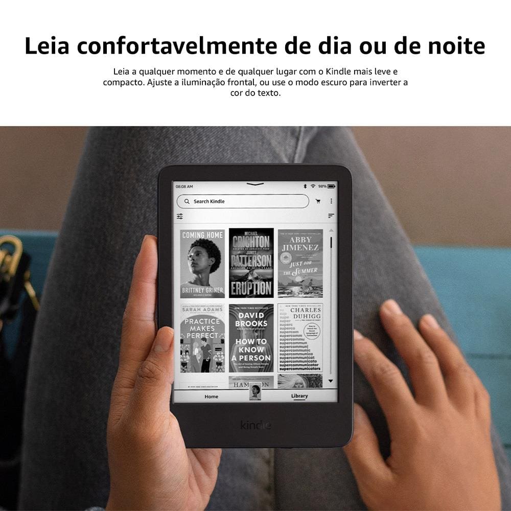 E-Reader Kindle 11ª Geração Amazon com 16GB, | Casas Bahia