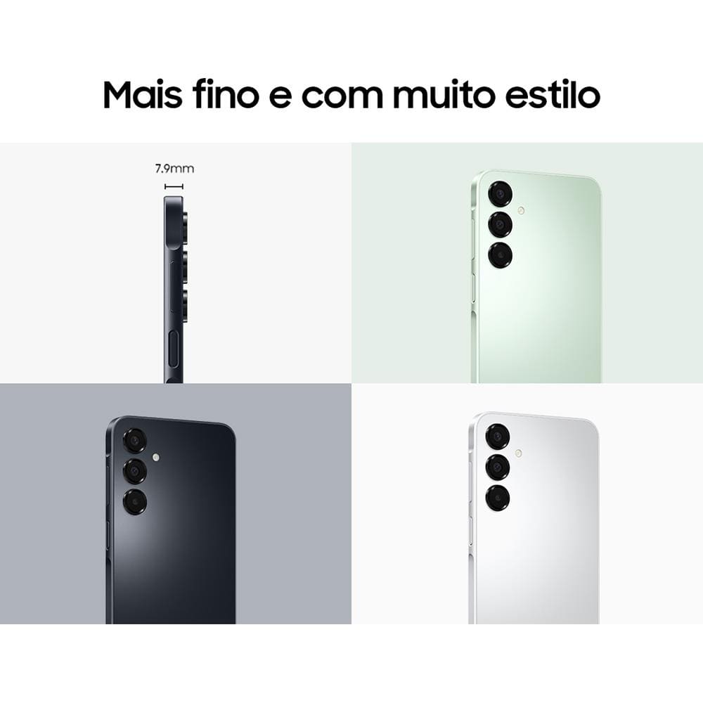 Smartphone Samsung Galaxy A16 Preto, 128GB, | Casas Bahia