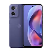 Smartphone Motorola Moto g05 Violeta Vegan Leather 128GB 4GB RAM + 8GB Ram Boost e Camera 50MP, AI Bateria de 5200 mAh Tela 6.7” e Superbrillho
