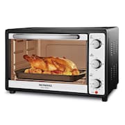 Forno Elétrico Mondial Grand Family II FR-52 com Multifunções, Controle de Temperatura e Timer de 90 Minutos Preto/Inox 1800W - 52 Litros