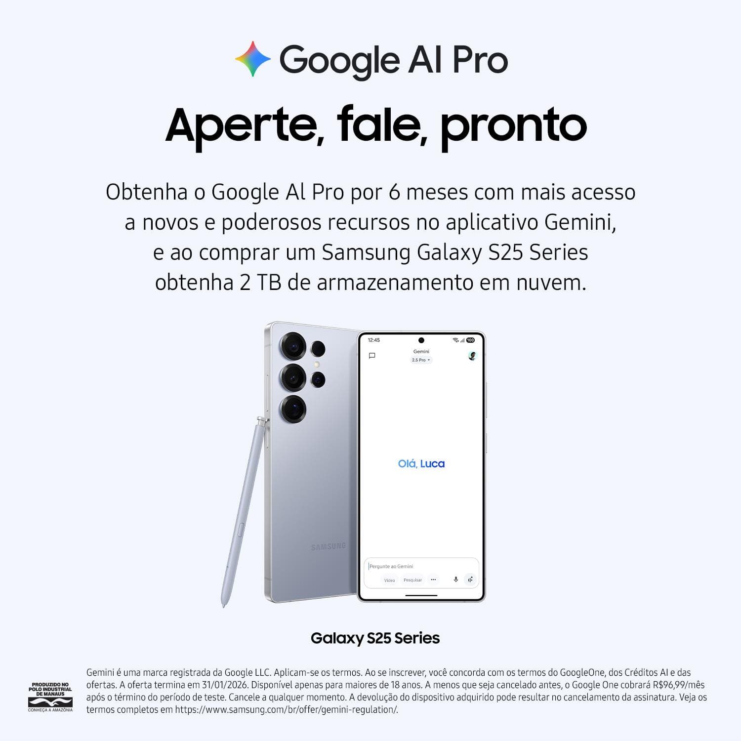 Smartphone Samsung Galaxy S25 Ultra Titânio | Casas Bahia