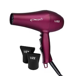 Secador de Cabelos Lizz Concept com Motor AC Profissional 2150W - Vinho