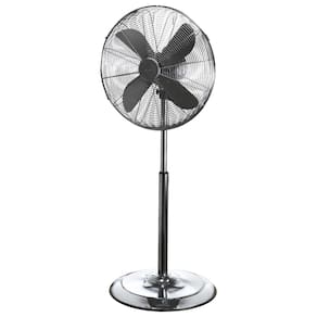 Ventilador de Coluna 40cm Spirit Retro com 3 Velocidades e Função Oscilação – Chumbo Metálico