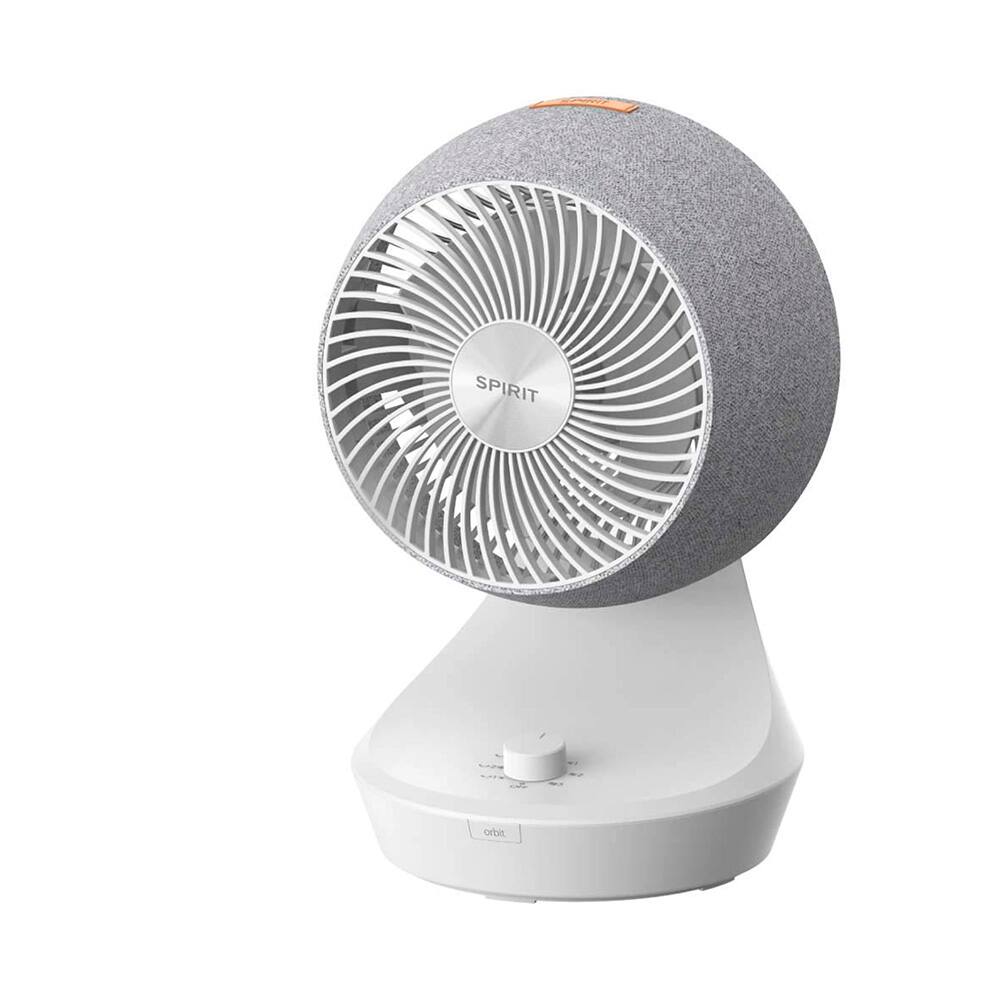 Circulador de Ar Spirit Orbit 20cm com 3 Velocidades e Múltiplas Inclinações – Branco/Cinza  - 220V