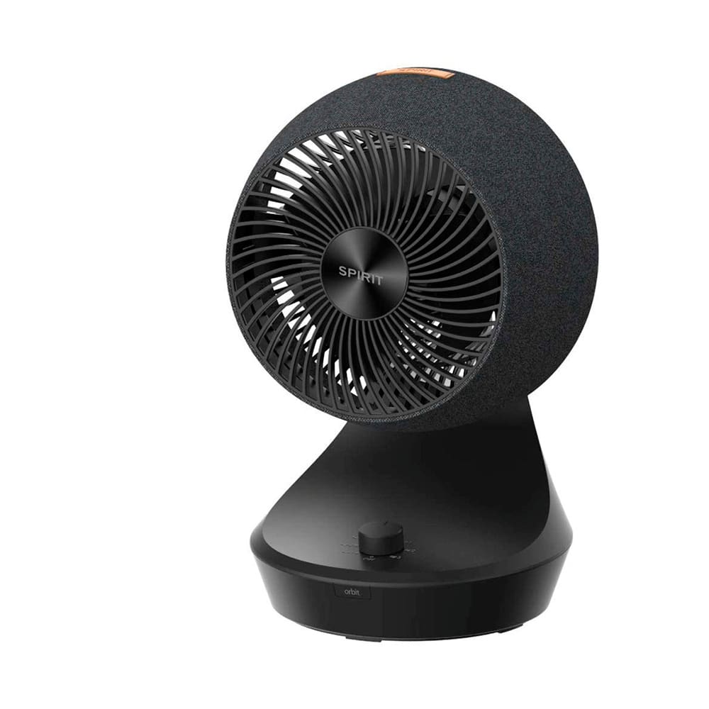 Circulador de Ar Spirit Orbit 20cm com 3 Velocidades e Múltiplas Inclinações – Preto Carvão - 220V