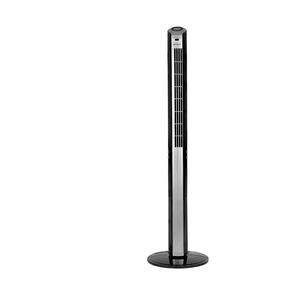 Ventilador de Torre Spirit TS1200 com 3 Velocidades, Função Oscilante e Controle Remoto – Preto - 220V