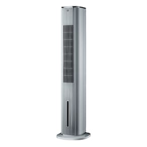 Climatizador de Ar Spirit Slim Cinza 1 Metro 80W com Controle Remoto, Funções Resfriar, Umidificar e Purificar - 7 litros