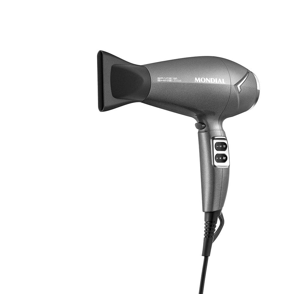 Secador de Cabelos Mondial Space Shine SC-20 2000W – Cinza  - 220V