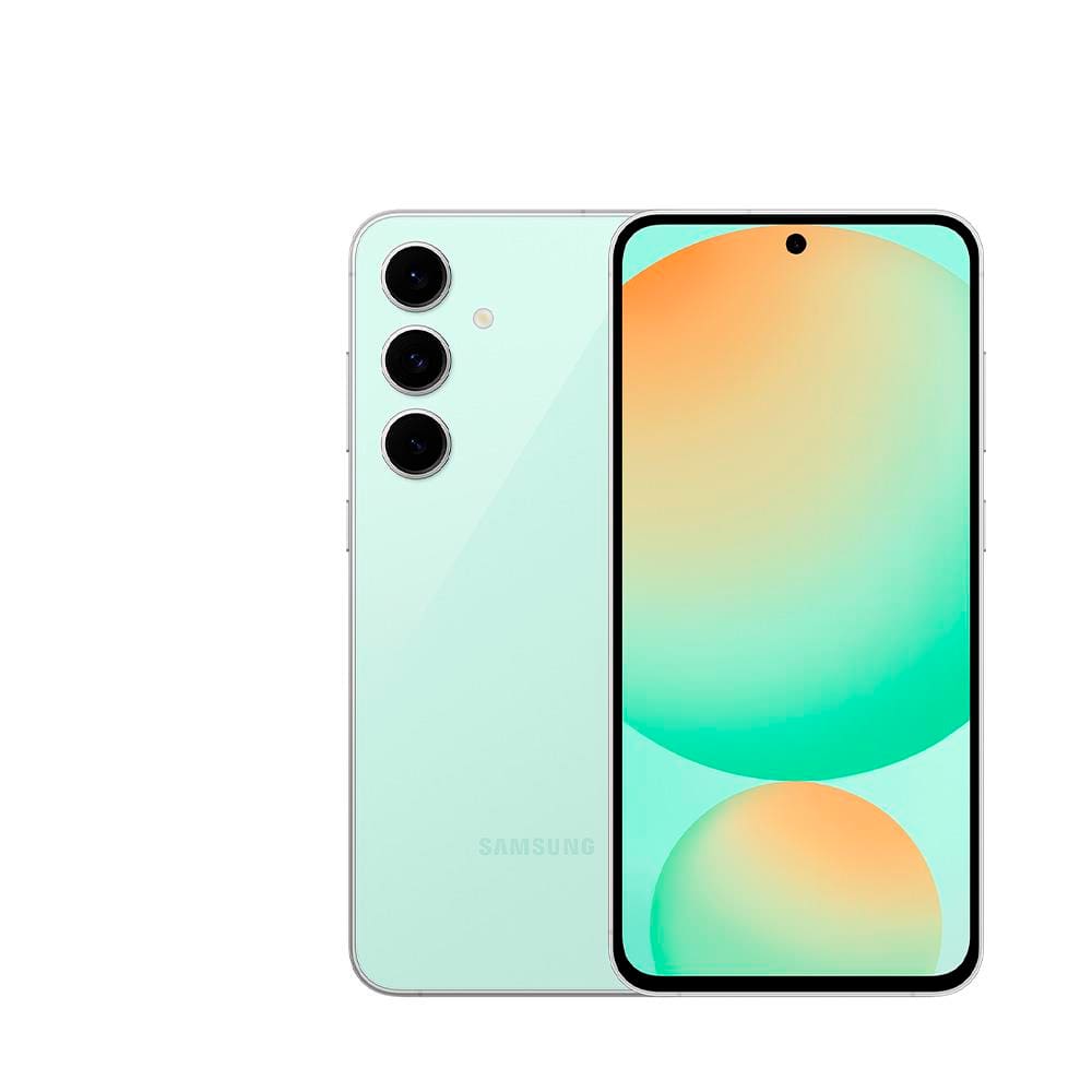 Smartphone Samsung Galaxy S24 FE 5G Verde 128GB, 8GB RAM, Galaxy AI, Câmera Traseira 50MP, Tela 6.7" 60-120Hz, IP68 e Processador Exynos 2400e