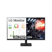 Monitor Gamer 27” LG 24MS500-B com Tela IPS, Full HD, 100Hz, HDMI e Dynamic Action Sync - Preto