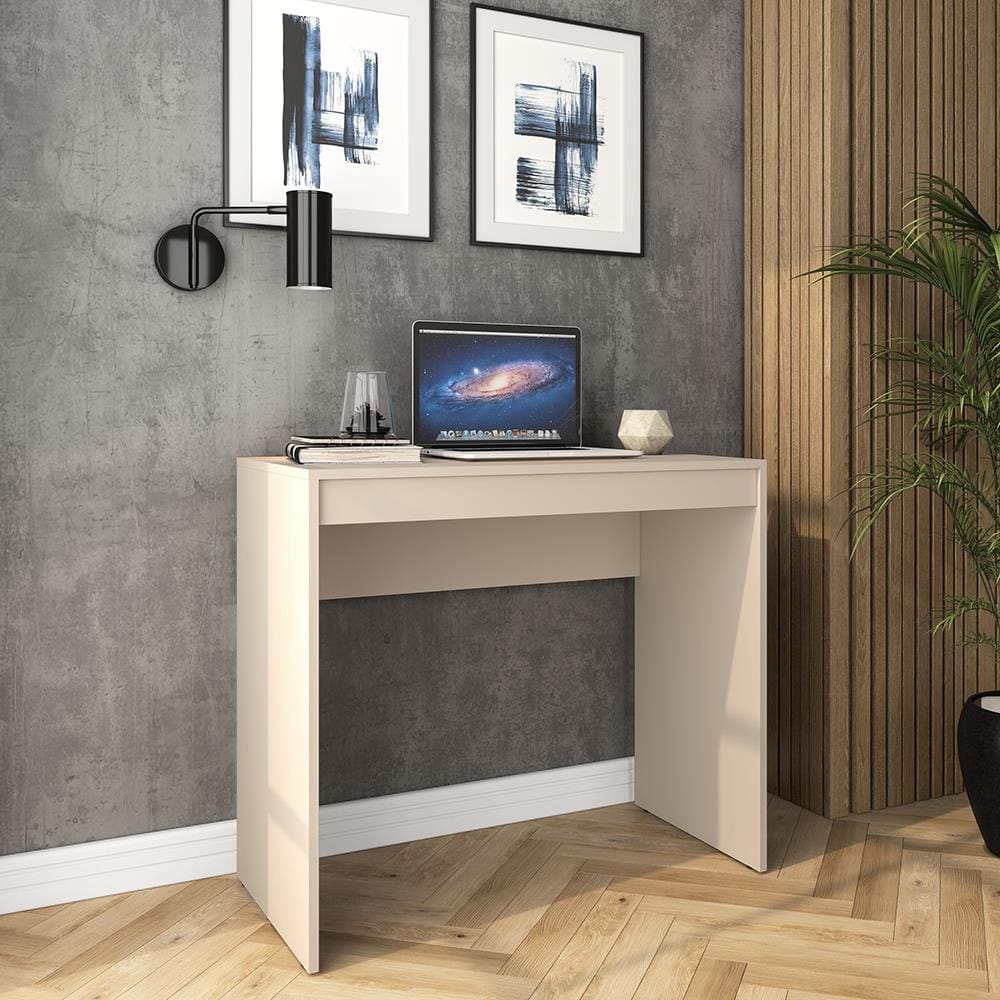 Escrivaninha Politorno Liberdade 1 Gaveta MDP Compacta Pintura UV Corrediças Metálicas