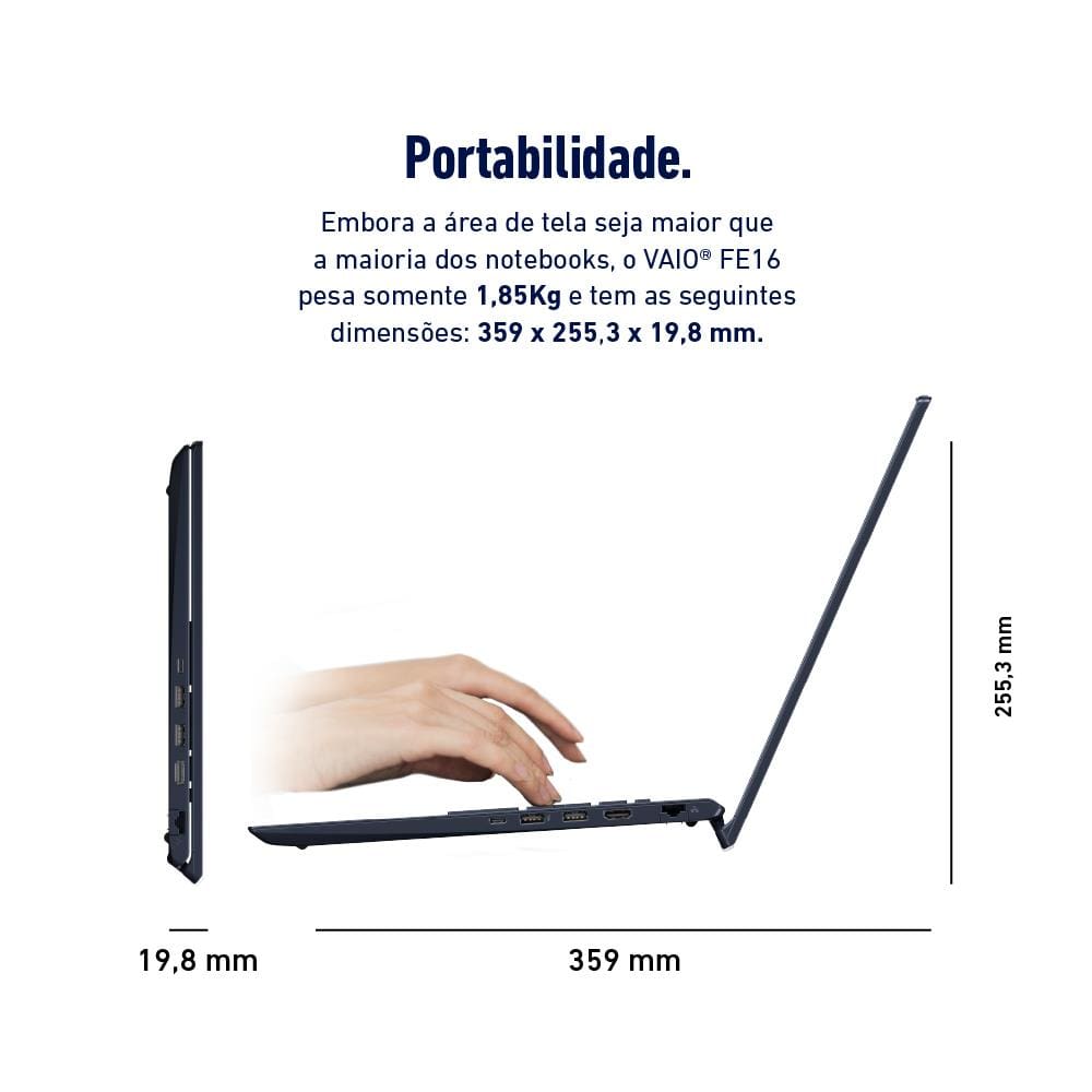 Notebook VAIO AMD Ryzen 5 5625U 16GB | Casas Bahia