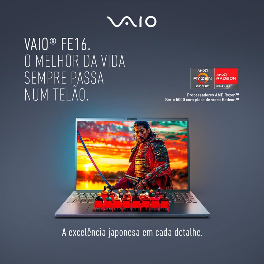 Notebook VAIO AMD Ryzen 5 5625U 16GB | Casas Bahia