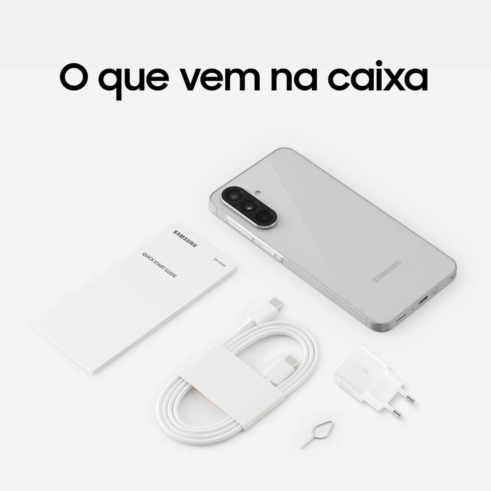 Samsung Galaxy A56 5G グレー　本体 Smartphone Samsung Galaxy A56 128GB - Cinza, 5G, Câmera