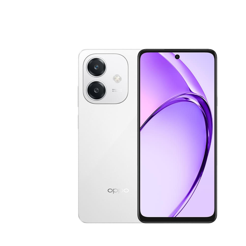 Smartphone Oppo A60 4G Branco 256GB, 8GB RAM, Câmera Traseira de até 50MP, Tela 6.67", 90Hz, IP54 e Processador Snapdragon 6s Gen1
