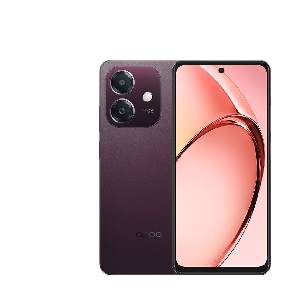 Smartphone Oppo A40 4G Vinho 256GB, 4GB RAM, Câmera Traseira de até 50MP, Tela 6.67”, 1000 nit, 90Hz, IP54 e Processador Snapdragon 6s Gen1