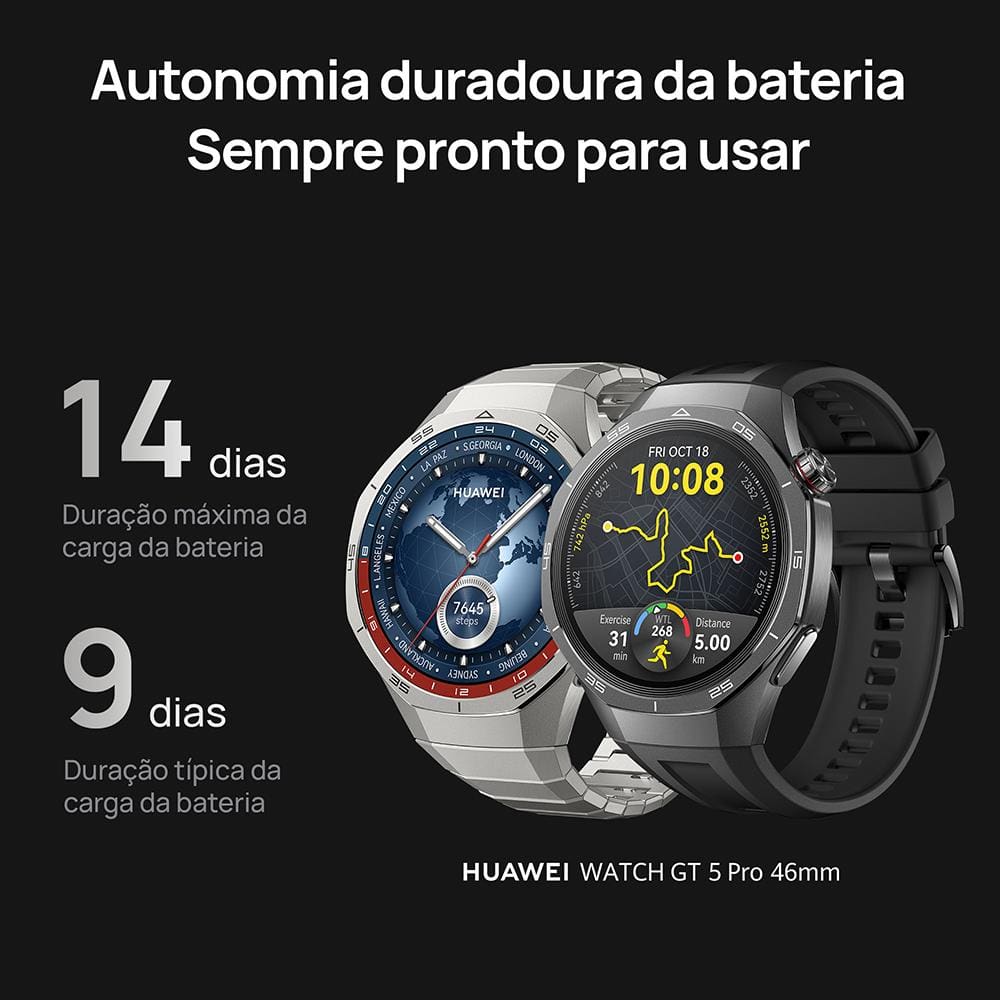 Smartwatch Huawei Watch GT 5 Pro 46mm | Casas Bahia
