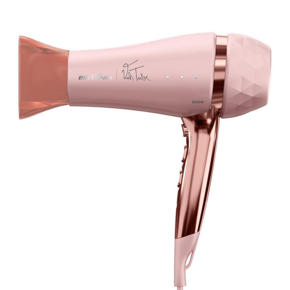 Secador de Cabelos Britânia BSC21A Linha Viih Tube 2100 W Rosa - Bivolt