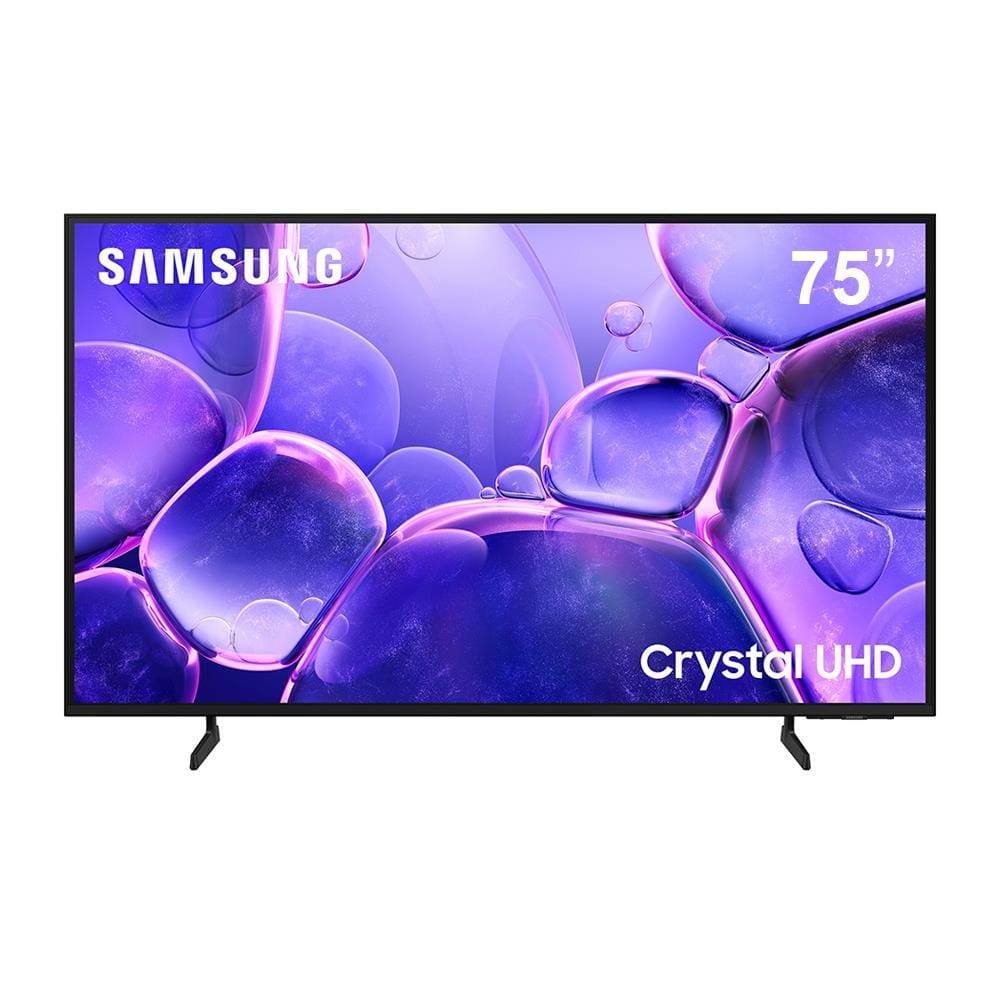 Smart TV 75" Samsung Crystal Ultra HD 4K U8600F com Sistema Operacional Tizen, Tecnologia HDR, SmartThings, Xbox Cloud Gaming e Alexa Integrada