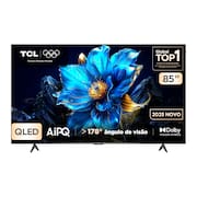Smart TV 85” TCL 85P7K 4K QLED UHD 60Hz com Sistema Operacional Google TV