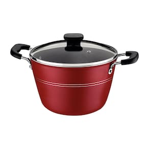 Caldeirão Tramontina Sicília em Alumínio com Revestimento Interno e Externo Antiaderente Starflon Excellent 26cm – Vermelho