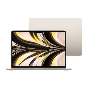 Apple MacBookAir de 13" (Estelar, ChipM2 com CPU 8núcleos, GPU 8núcleos e NeuralEngine de 16núcleos, Memória unificada 16GB, SSD de 256 GB)