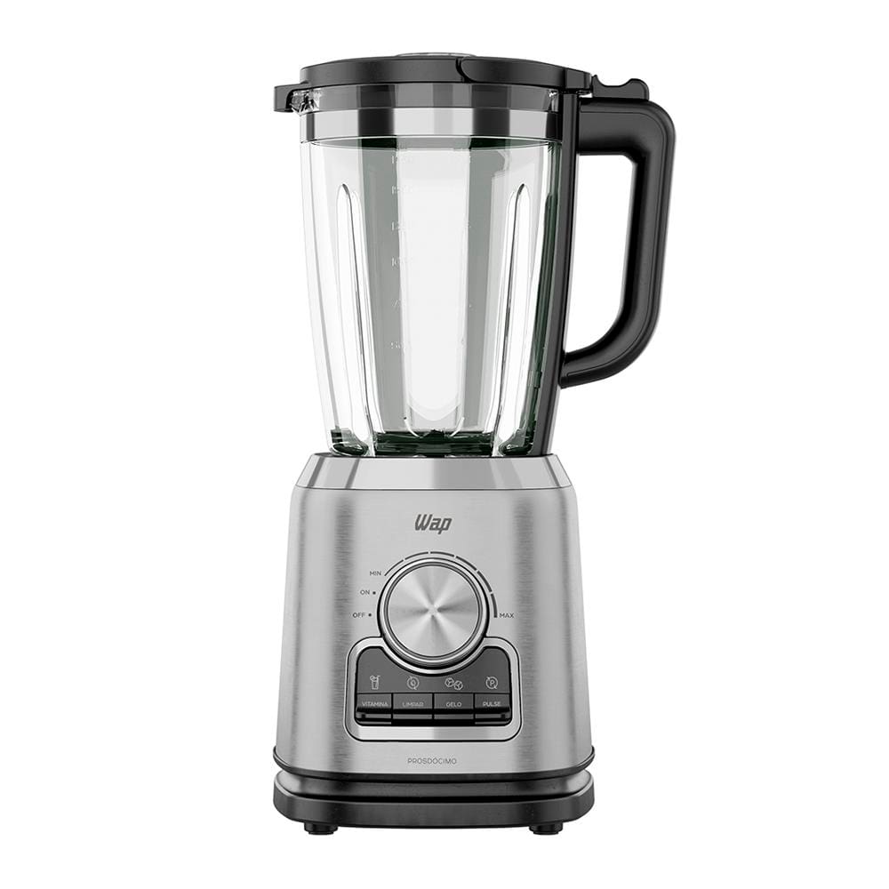 Liquidificador Wap Prosdócimo 900W Cinza/Preto 2L - WB2000 - 220V